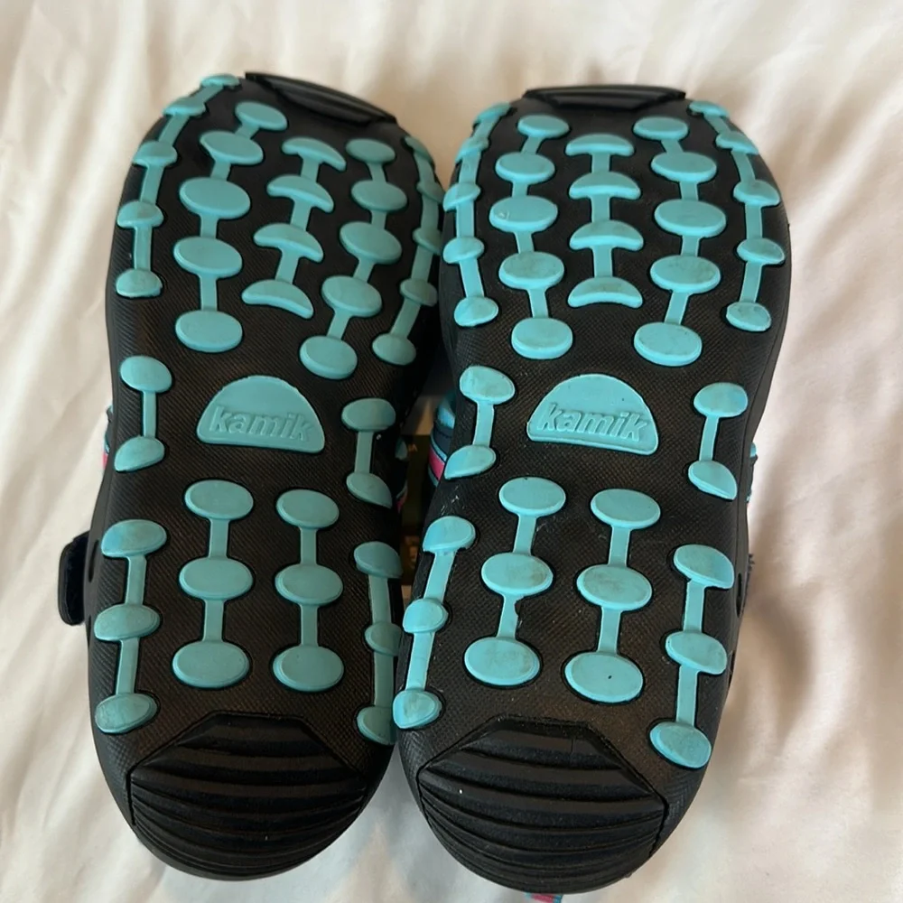Kamik Kids' Blue and Pink Outdoor Sandals